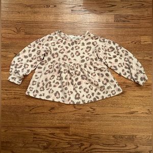 Hayden Girls Leopard print top size Medium